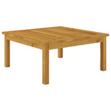 NNEVL 8 Piece Garden Lounge Set with Cushions Cream Solid Acacia Wood