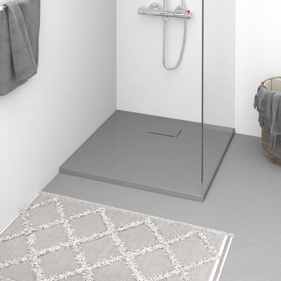 NNEVL Shower Base Tray SMC Grey 90x90 cm