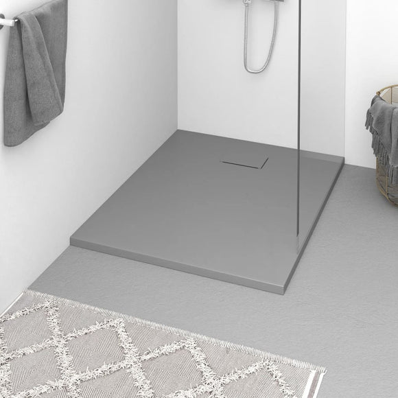 NNEVL Shower Base Tray SMC Grey 100x80 cm