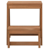 NNEVL Foldable Step Stool Solid Firwood
