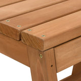 NNEVL Foldable Step Stool Solid Firwood