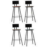 NNEVL 5 Piece Bar Set White