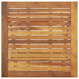 NNEVL 3 Piece Folding Garden Dining Set Solid Acacia Wood