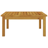 NNEVL 2 Piece Garden Lounge Set with Cushions Solid Acacia Wood