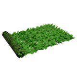 NNEVL Balcony Screen with Green Leaves 500x100 cm
