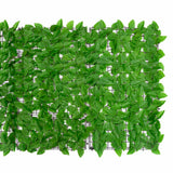NNEVL Balcony Screen with Green Leaves 500x100 cm