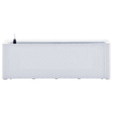 NNEVL Garden Raised Bed with Self Watering System White 100x43x33 cm