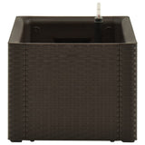 NNEVL Garden Raised Bed with Self Watering System Mocha 100x43x33 cm