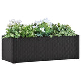 NNEVL Garden Raised Bed with Self Watering System Anthracite 100x43x33 cm
