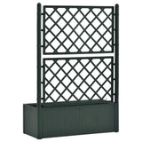NNEVL Garden Raised Bed with Trellis and Self Watering System Green