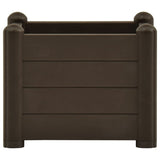NNEVL Garden Raised Bed PP Mocha 43x43x35 cm