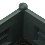 NNEVL Garden Raised Bed PP Green 100x43x35 cm