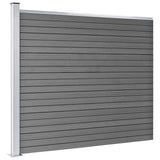 NNEVL Fence Panel WPC 175x146 cm Black