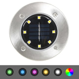 NNEVL Solar Ground Lights 8 pcs LED Lights RGB Colour