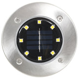 NNEVL Solar Ground Lights 8 pcs LED Lights RGB Colour