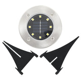 NNEVL Solar Ground Lights 8 pcs LED Lights RGB Colour