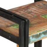 NNEVL 3-Tier Bookcase 40x30x80 cm Solid Reclaimed Wood