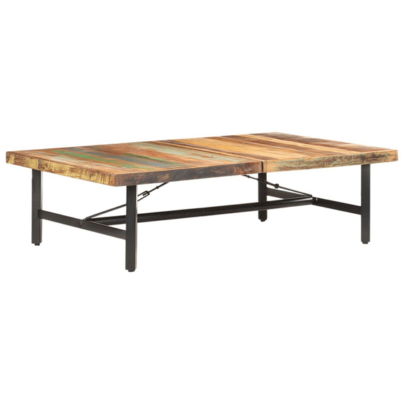 NNEVL Coffee Table 142x90x42 cm Solid Reclaimed Wood