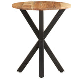 NNEVL Side Table 48x48x56 cm Solid Acacia Wood