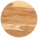 NNEVL Side Table 48x48x56 cm Solid Acacia Wood