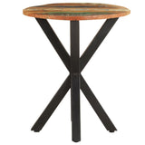 NNEVL Side Table 48x48x56 cm Solid Reclaimed Wood