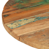 NNEVL Side Table 48x48x56 cm Solid Reclaimed Wood
