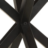 NNEVL Side Table 68x68x56 cm Solid Mango Wood