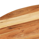 NNEVL Side Table 68x68x56 cm Solid Acacia Wood
