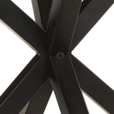NNEVL Side Table 68x68x56 cm Solid Acacia Wood