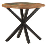 NNEVL Side Table 68x68x56 cm Solid Reclaimed Wood