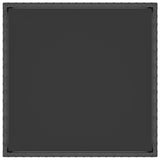 NNEVL 5 Piece Garden Dining Set Poly Rattan and Tempered Glass Black