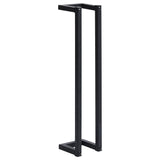NNEVL Towel Rack Black 12.5x12.5x60 cm Iron