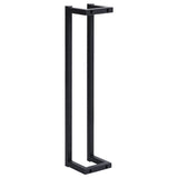 NNEVL Towel Rack Black 12.5x12.5x60 cm Iron