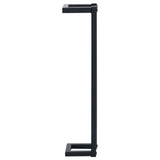 NNEVL Towel Rack Black 12.5x12.5x60 cm Iron