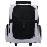 NNEVL Foldable Multipurpose Pet Trolley Grey