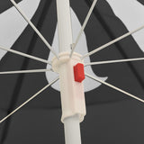 NNEVL Outdoor Parasol with Steel Pole Anthracite 180 cm