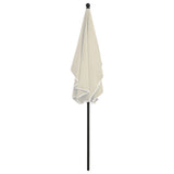 NNEVL Garden Parasol with Pole 210x140 cm Sand