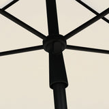NNEVL Garden Parasol with Pole 210x140 cm Sand