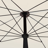 NNEVL Garden Parasol with Pole 200x130 cm Sand