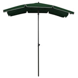 NNEVL Garden Parasol with Pole 200x130 cm Green