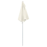 NNEVL Garden Half Parasol with Pole 180x90 cm Sand