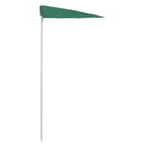NNEVL Garden Half Parasol with Pole 180x90 cm Green