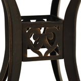 NNEVL Garden Table Bronze 78x78x72 cm Cast Aluminium
