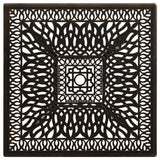 NNEVL Garden Table Bronze 90x90x73 cm Cast Aluminium