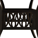 NNEVL Garden Table Bronze 90x90x73 cm Cast Aluminium