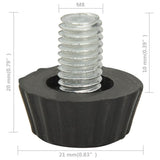 NNEVL Adjustable Furniture Feet M8 18 pcs Black