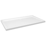 NNEVL Rectangular ABS Shower Base Tray White 70x120 cm