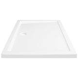 NNEVL Rectangular ABS Shower Base Tray White 70x100 cm