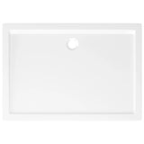 NNEVL Rectangular ABS Shower Base Tray White 70x100 cm