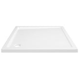 NNEVL Square ABS Shower Base Tray White 80x80 cm